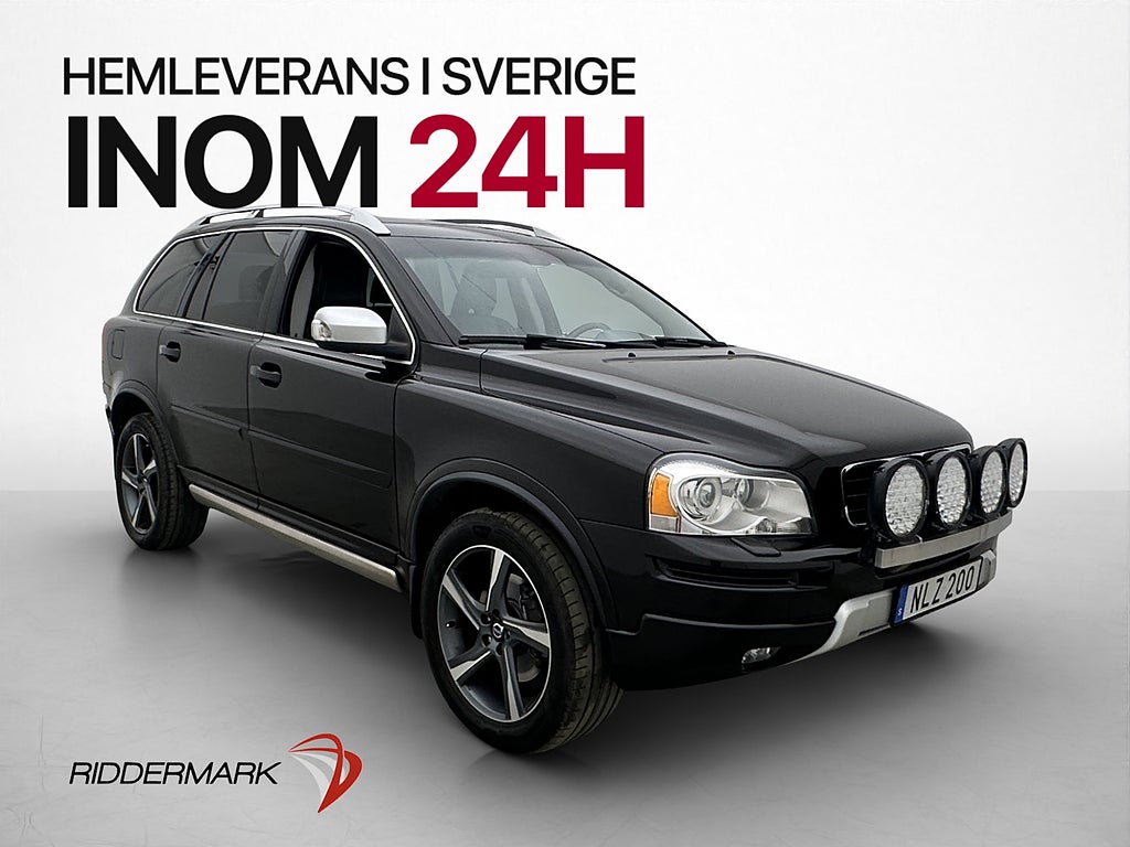 Volvo XC90 D5 200hk AWD R-Design 7 Sits Taklucka Skinn Värm