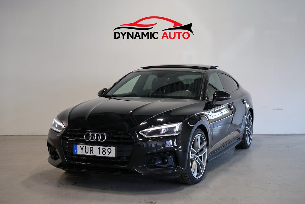 Audi A5 Sportback 2.0 TDI 190HK/Quattro/Panorama/Motorvärmare