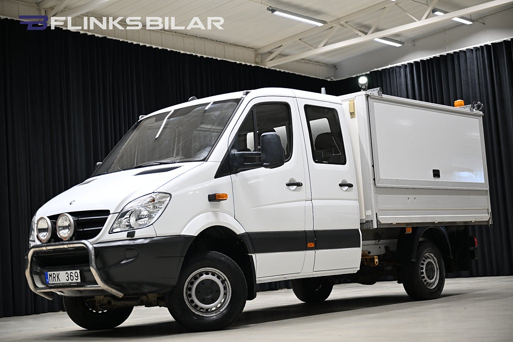Mercedes-Benz Sprinter 316 CDI 4x4 163HK Dubbelhytt|Kåpa|Lågmil|EnÄgare|Moms