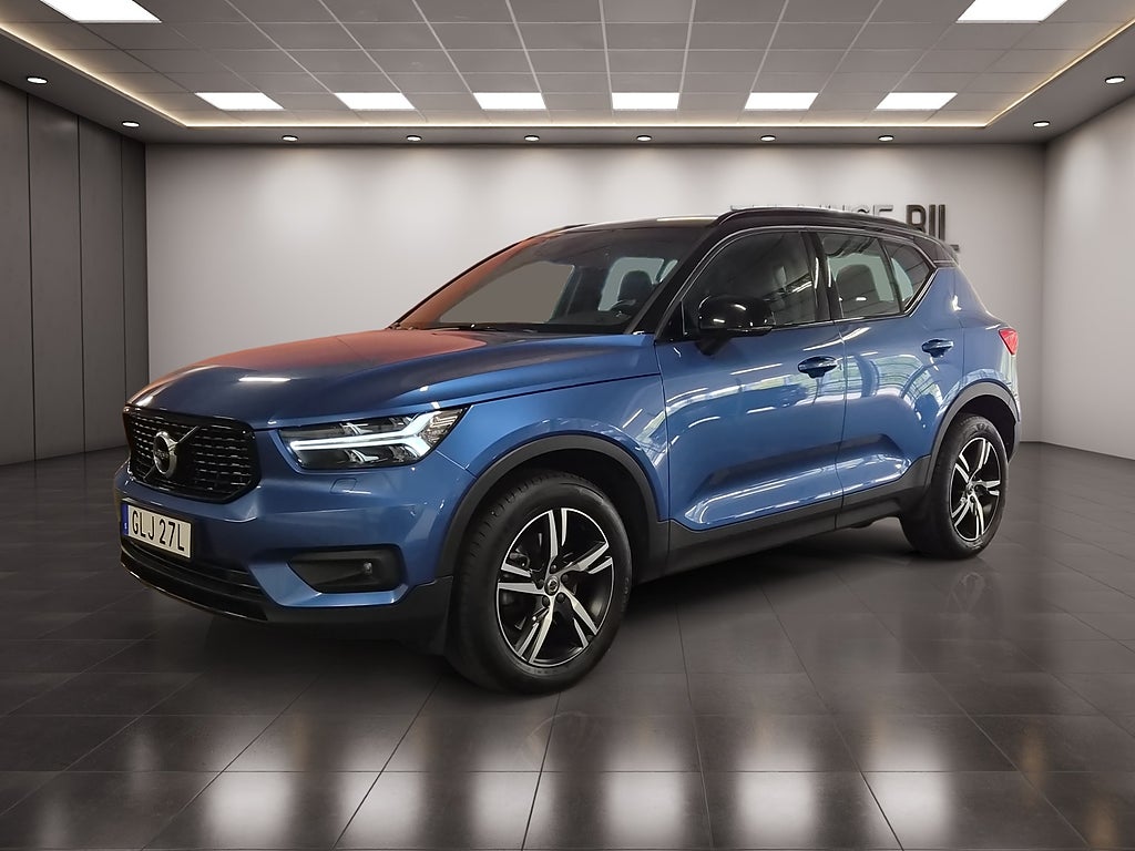 Volvo XC40 T4 AWD 190HK R-Design Helläder VOC Värmare Drag Navi