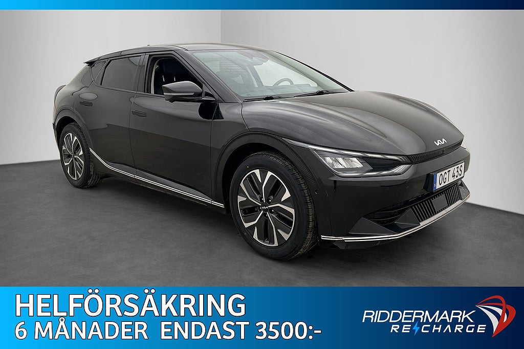 Kia EV6 77.4 kWh PLUS 360° Rattvärme CarPlay Skinn Navi MOMS