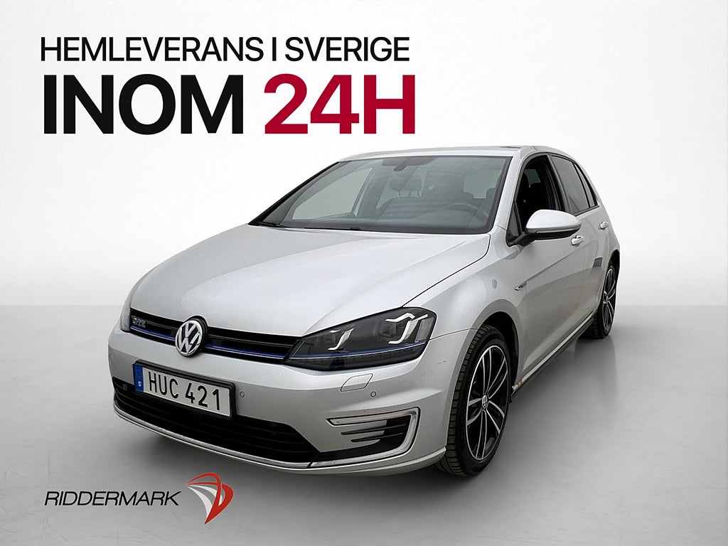 Volkswagen Golf GTE 204hk Plug-In Dragkrok B-Kamera CarPlay