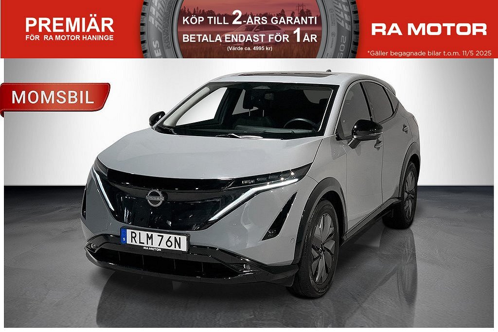 Nissan Ariya 87kwh |  EVOLVE | MOMS | 1 ägare 2023