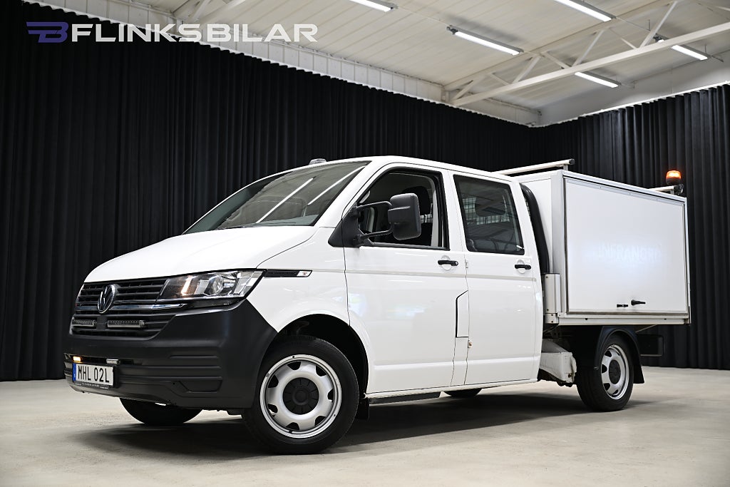 Volkswagen Transporter 4Motion 150HK Dubbelhytt|Kåpa|Drag|Värmare|M/K-Värmare