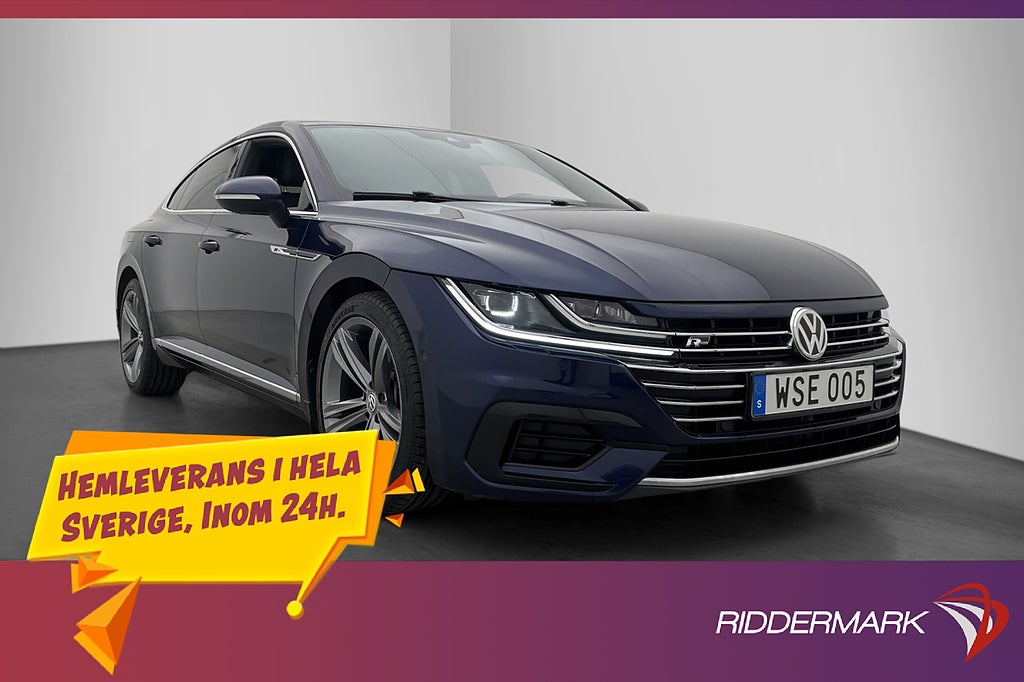 Volkswagen Arteon 2.0 TSI GTR Cockpit Pano Läder Dynaudio