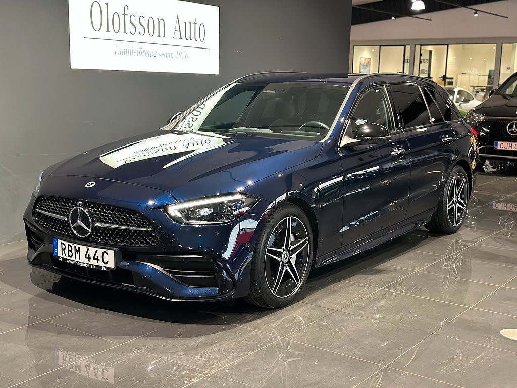 Mercedes-Benz C 220 d AMG Läder Värmare Drag Kombi 