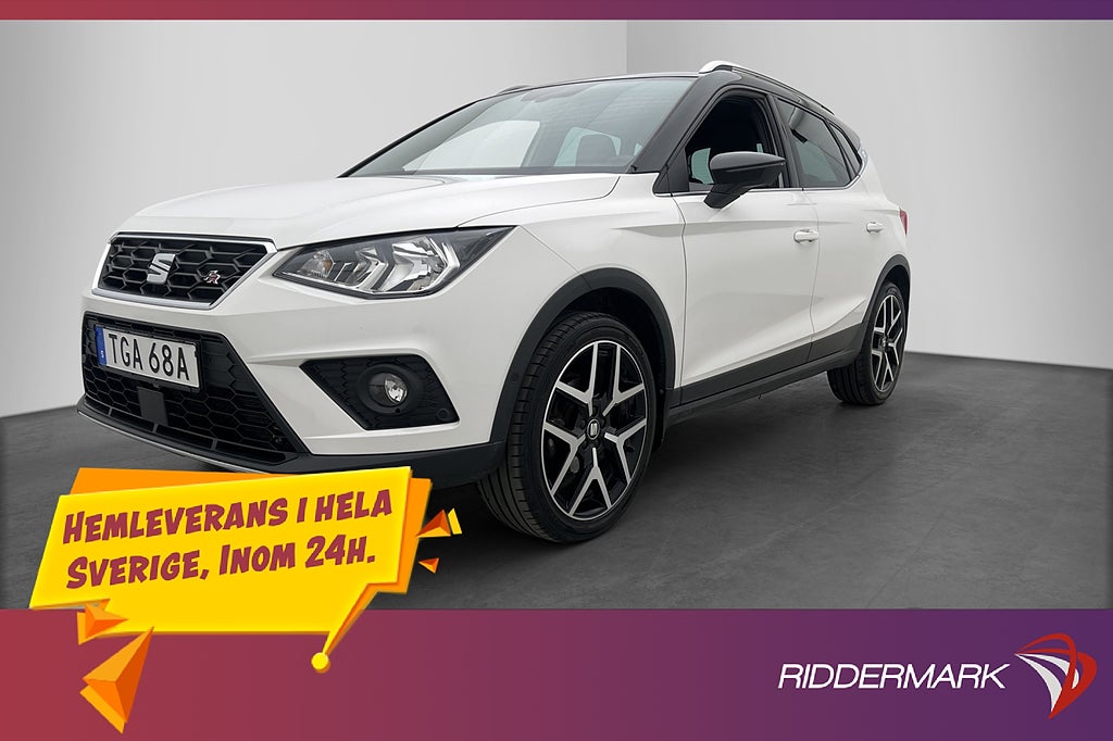 Seat Arona 1.0 TSI 115hk FR Sensorer Farthållare En-Brukare