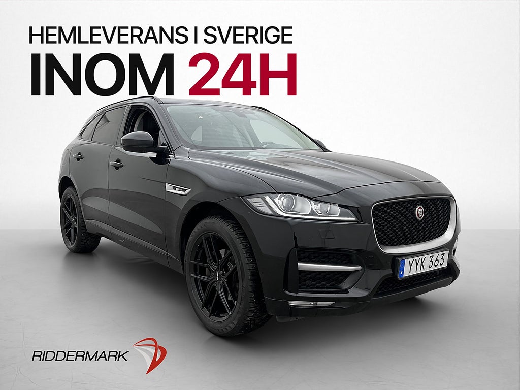 Jaguar F-Pace 2.0d AWD 180hk R-Sport B-Kamera Navi M-Värmare
