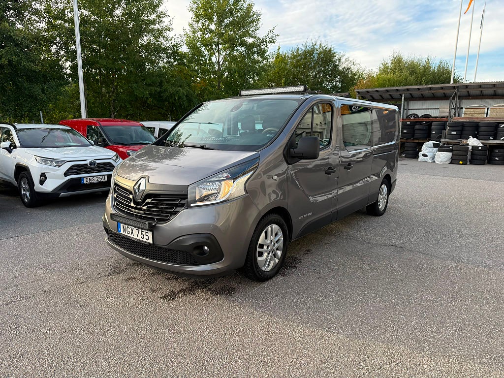 Renault trafic SKÅPBIL 2.9T 1.6 DCI EU6 DRAG 6 SITS DUBBELHYTT 