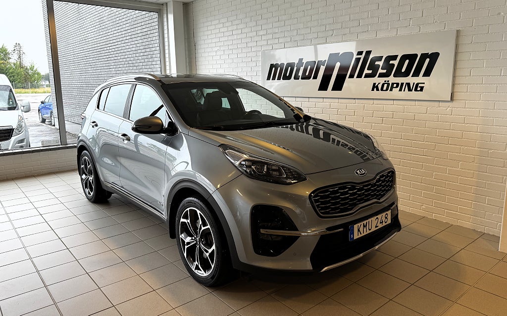 Kia Sportage 1.6 T-GDI 177hk AWD Aut GT-Line Drag V-hjul M-värmare