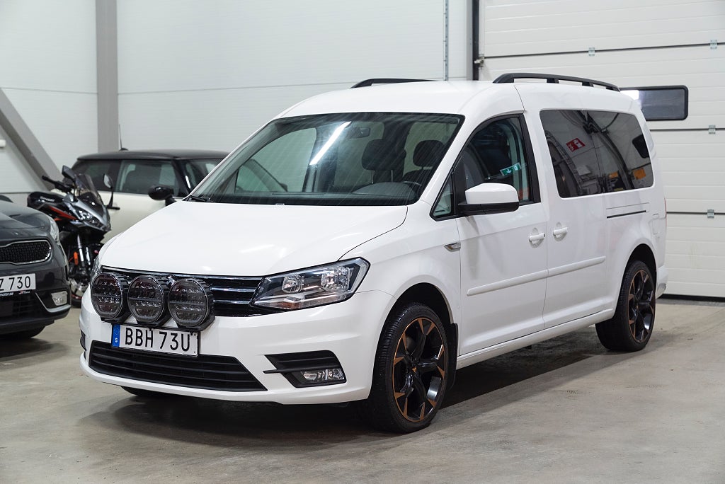 Volkswagen Caddy Maxi Life 7-Sits 2.0 TDI BMT Nyservad Värmare