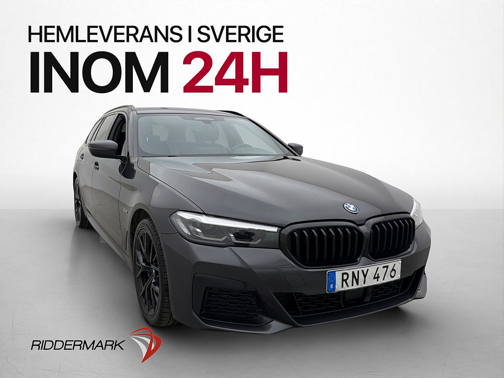 BMW 530e Touring M Sport Värmare Drag H/K Kamera Skinn