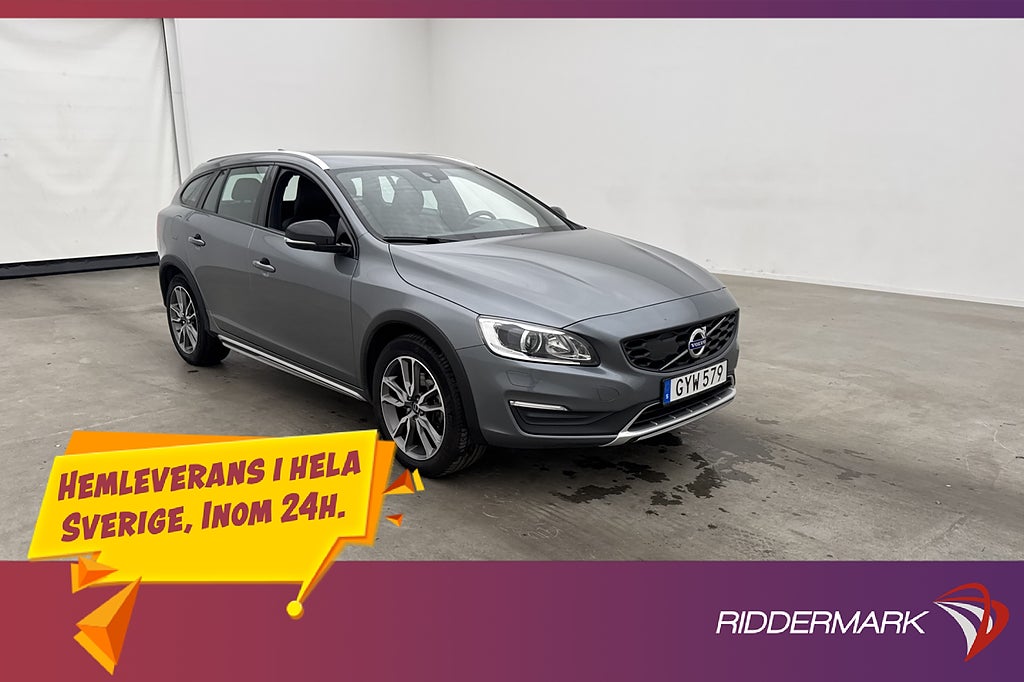 Volvo V60 Cross Country D4 190hk Summum VOC Värmare Dragkrok