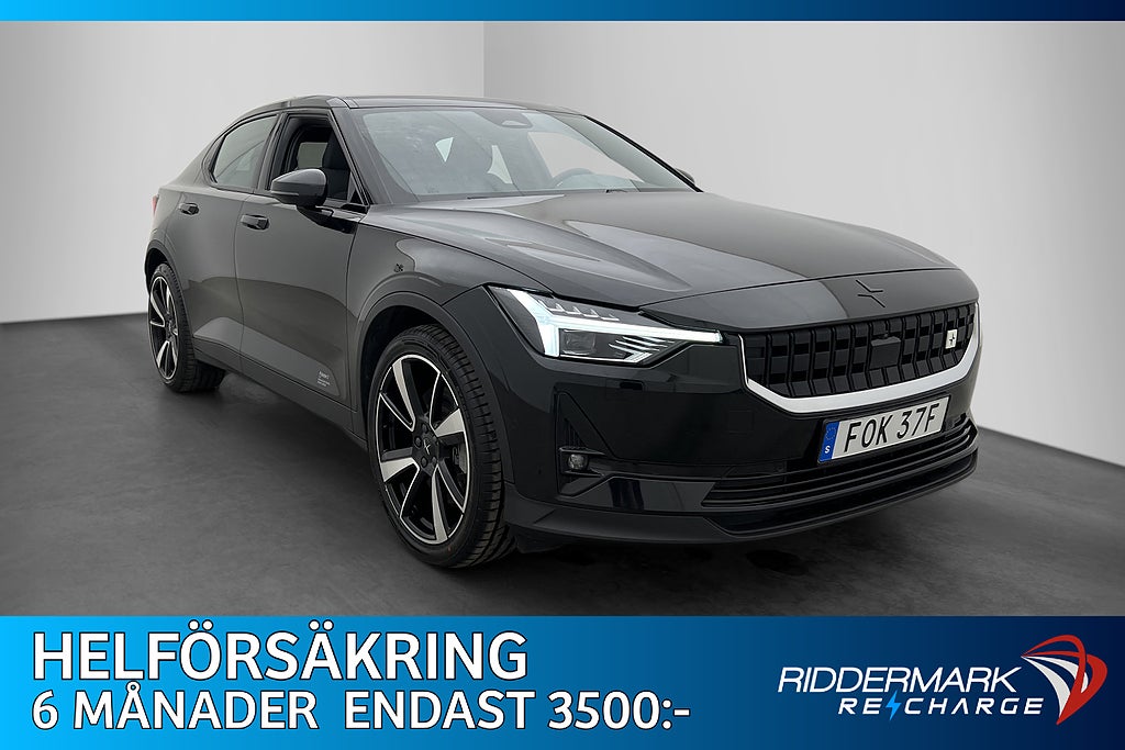 Polestar 2 Long Range 408hk AWD Pilot Plus Pano Värm H/K