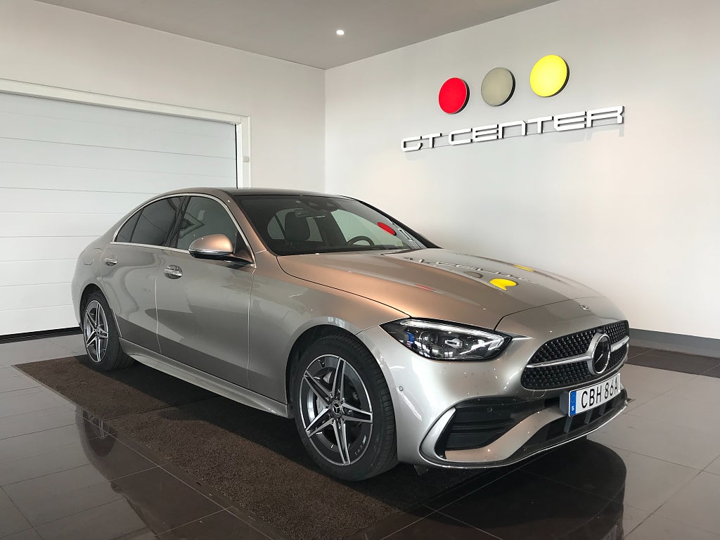 Mercedes-Benz C 300 e AMG Line Panorama Drag Värmare
