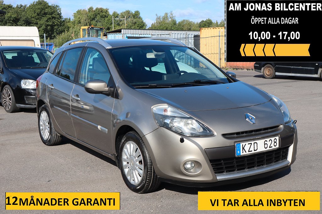 Renault Clio Låg Mi/ Auto/ GPS/ Ny Kam/Ny Serv/Ny broms/1.6 