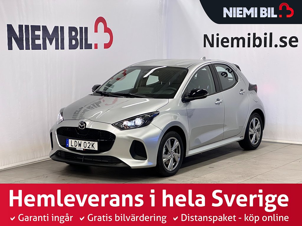 Mazda 2 Hybrid Exclusive Line Kamera/Rattvärme/CarPlay/Psens