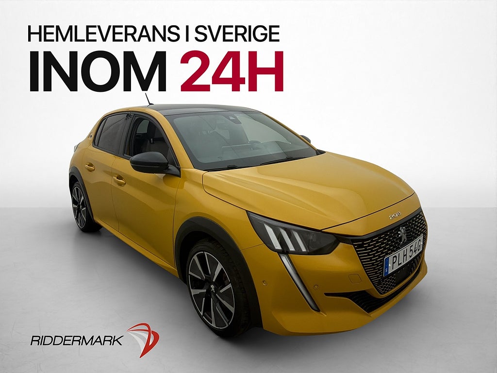 Peugeot 208 136hk GT Pack Kamera Navi Halvskinn