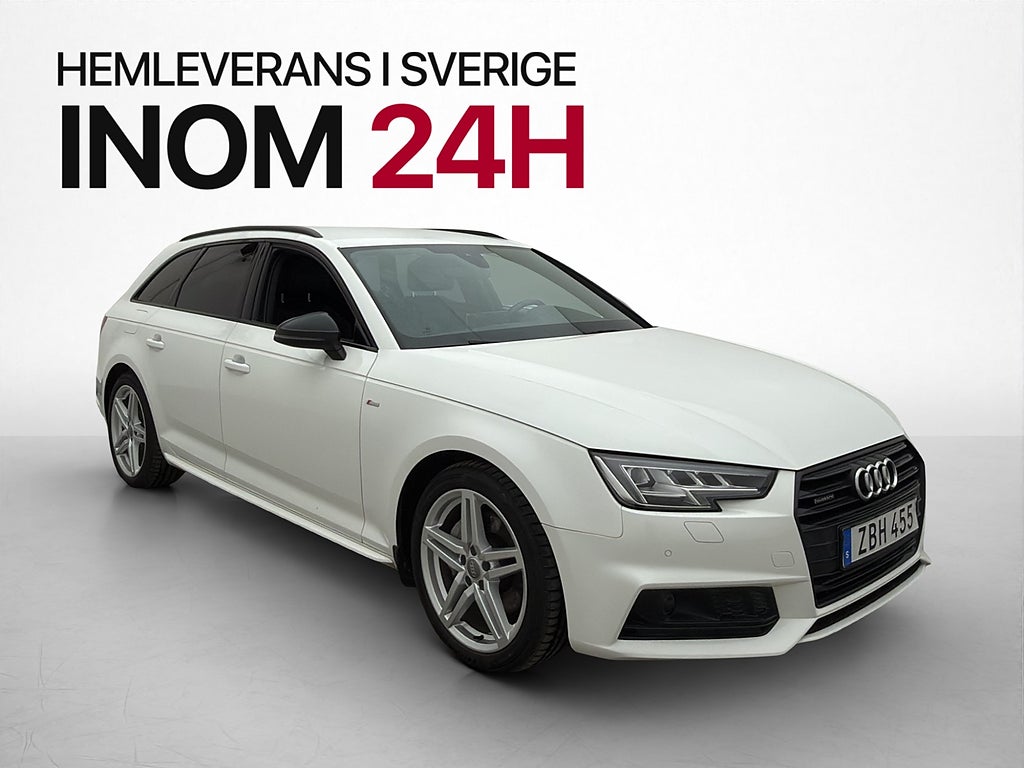 Audi A4 2.0 TDI 190 Q. S Line Cockpit Värm Svart-Optik Drag