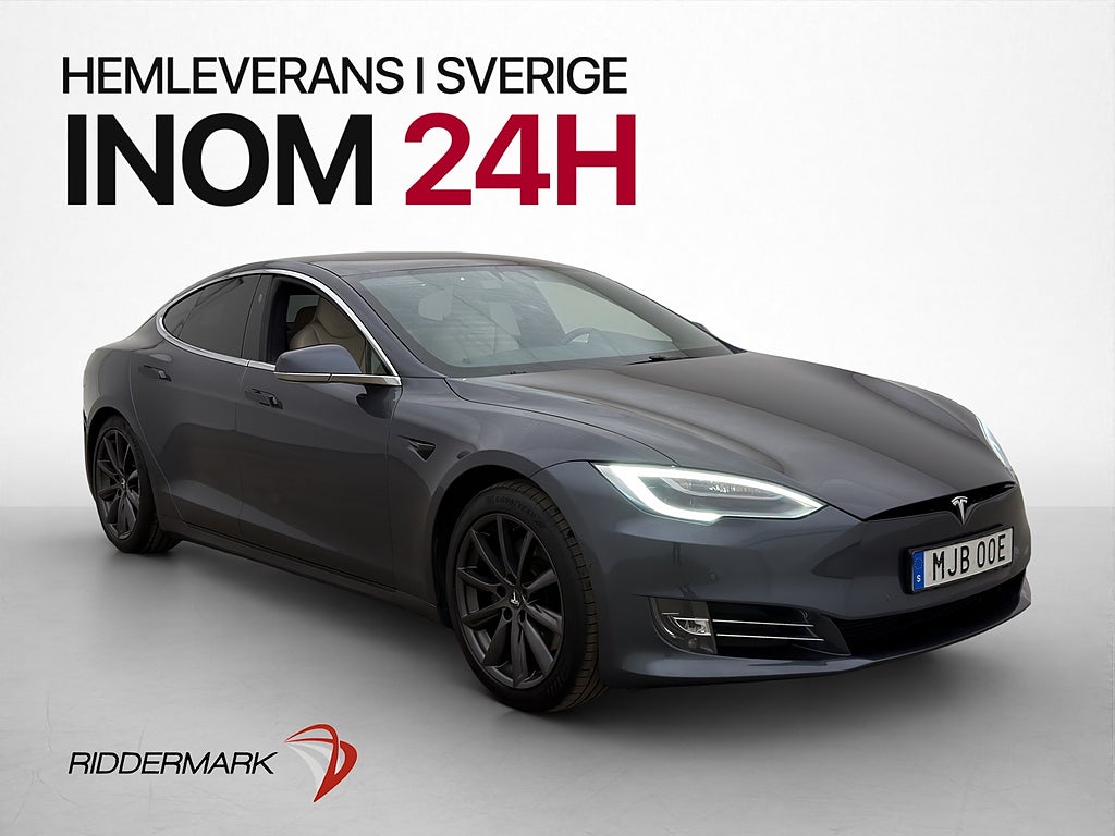 Tesla Model S Long Range AWD Luftfjädr Autopilot Svensksåld