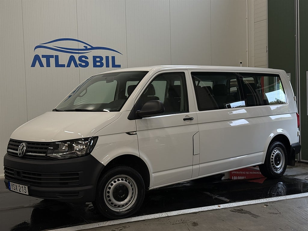 Volkswagen Transporter Kombi T30 2.0 TDI 9 sits/ Moms-Leas/ Ny servad/ long/