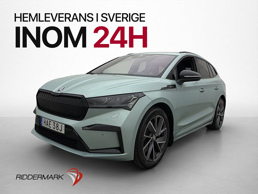 Skoda Enyaq 80 Sportline Drag Värmare 360° Navi Adap-fart
