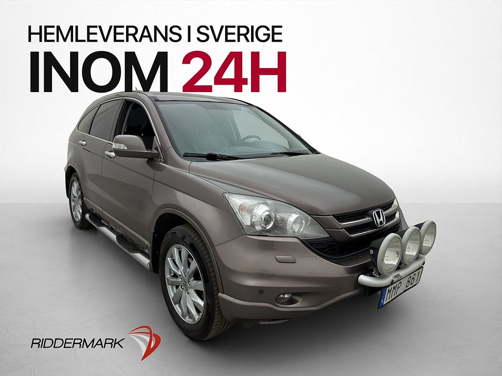 Honda CR-V 4WD 150hk Executive Pano Kamera Navi Skinn Drag