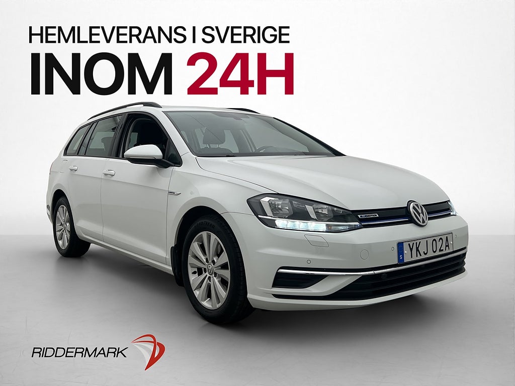 Volkswagen Golf 1.5 TGI 130hk CarPlay Värmare Adaptiv