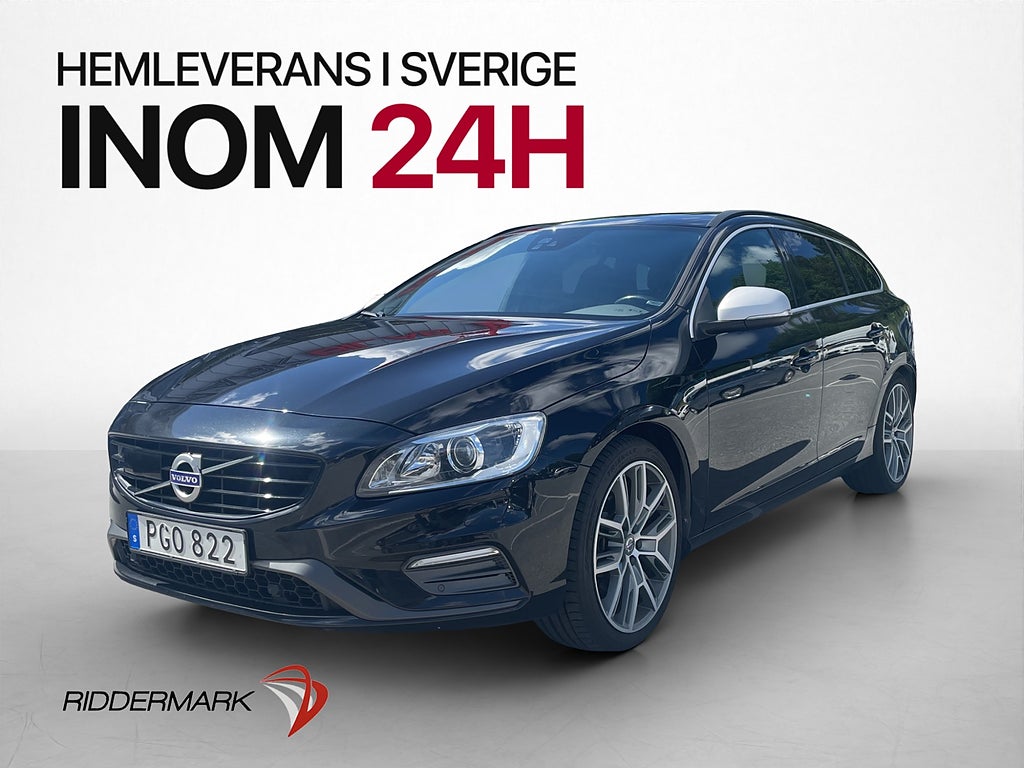 Volvo V60 T5 Polestar 253hk R-Design H/K T-lucka Värm Kamera