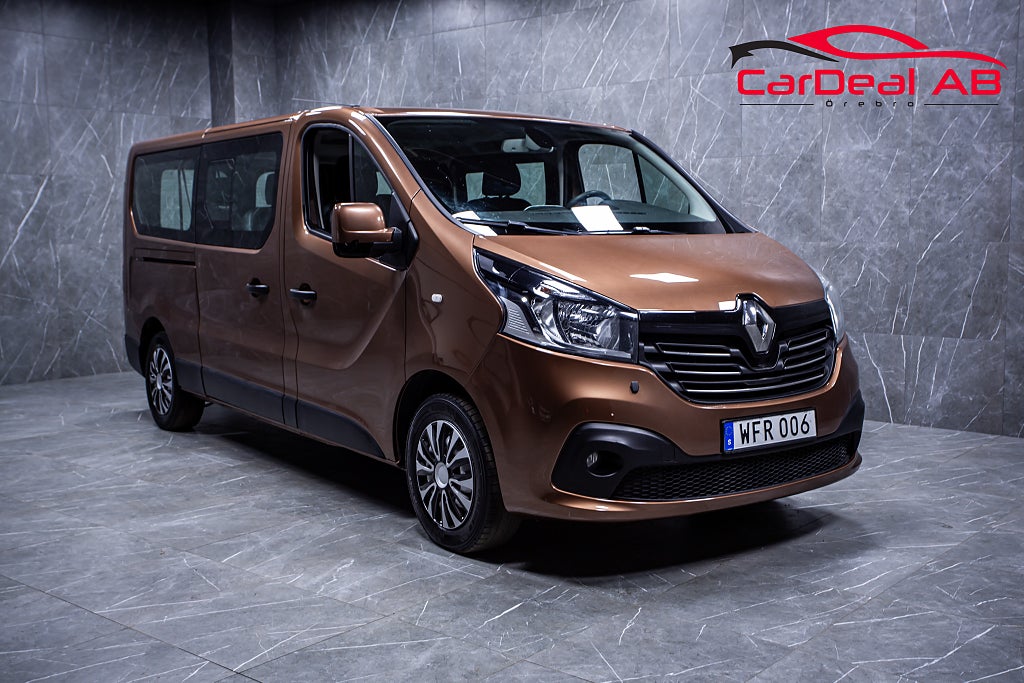 Renault Trafic Kombi 2.7t 1.6 dCi 125hk 9-Sits M-Värmare Drag Navi