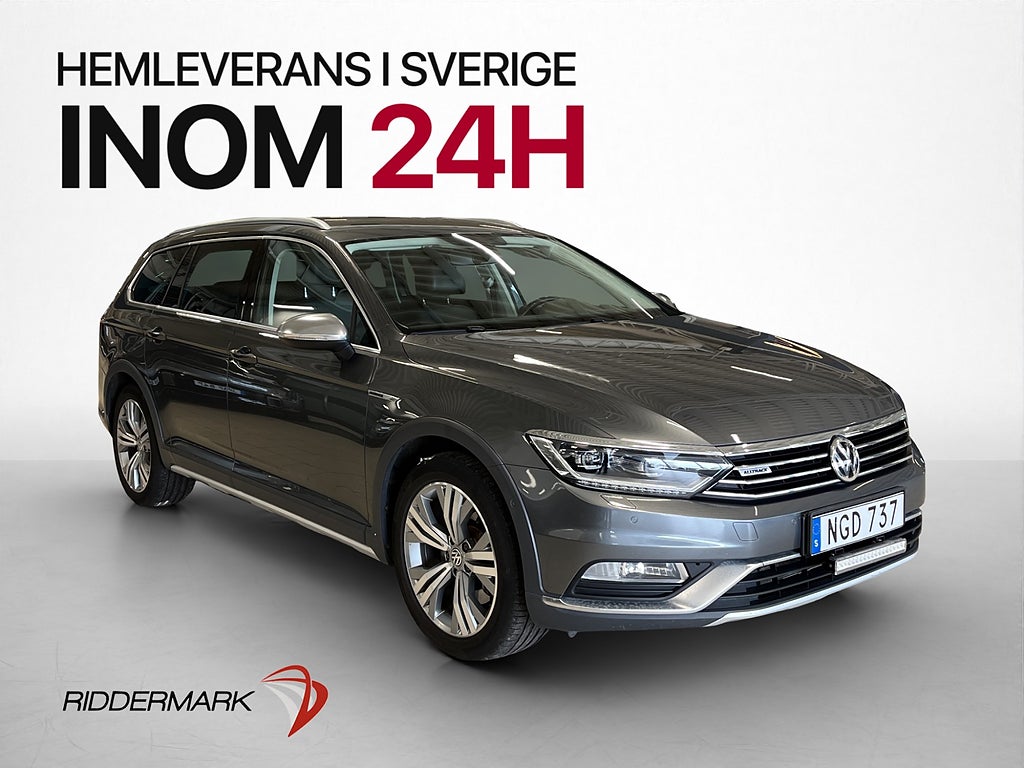 Volkswagen Passat Alltrack 4M GTS 240hk Värmare Skinn Drag