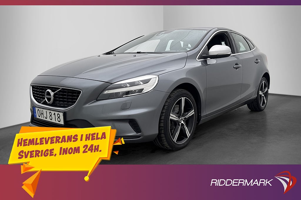 Volvo V40 T2 122hk R-Design P-Värmare P-Sensorer Halvskinn