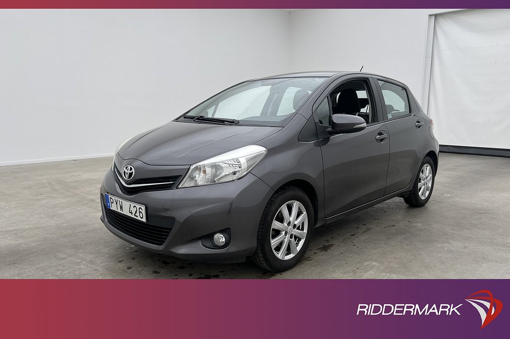 Toyota Yaris 1.0 VVT-i 69hk Active Värmare Kamera 0,48l/Mil