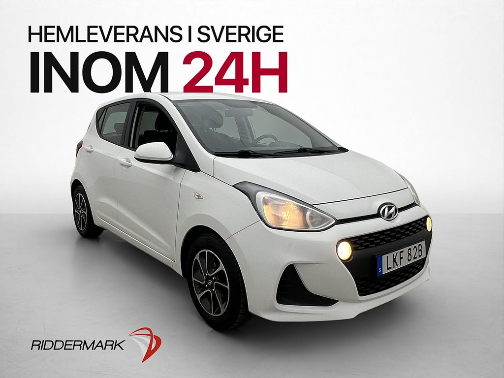 Hyundai i10 1.0 blue 67hk Trend CarPlay Rattvärme Sensorer