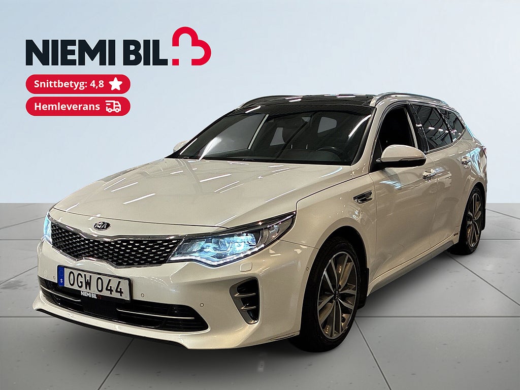 Kia Optima SW 1.7 VGT DCT GT-Line S&V-hjul/Pano/H/K/Navi/Carplay