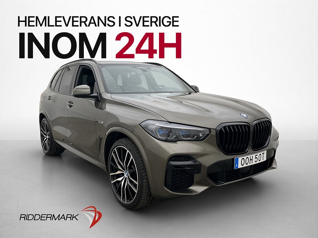 BMW X5 xDrive45e M-Sport Pano HUD Luftfjädring Laser 360°