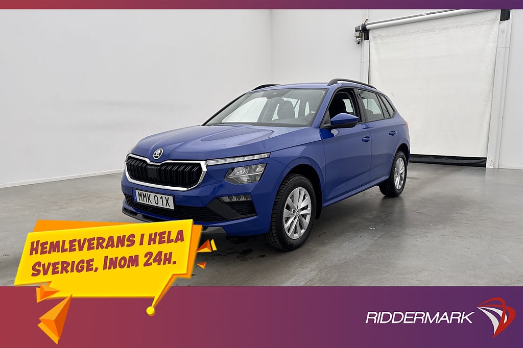 Skoda Kamiq TSI 115hk Selection Cockpit CarPlay Rattvärme