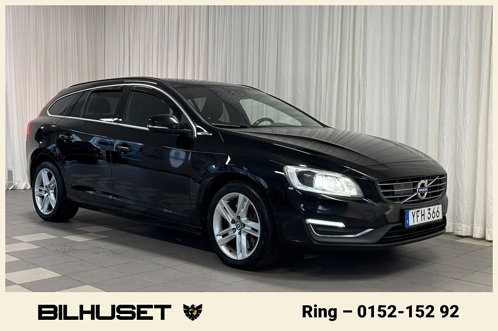 Volvo V60 D5 Twin Engine AWD DRAG NAVI Rattvärme H&K BLIS