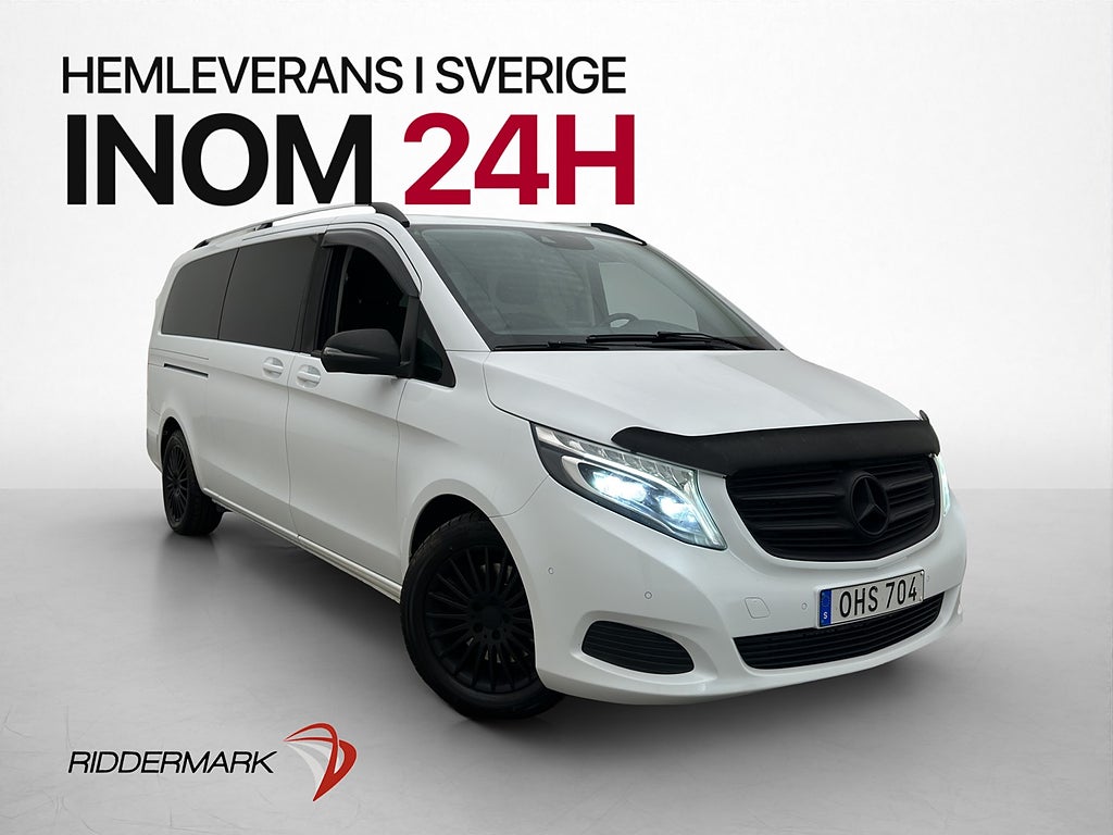 Mercedes-Benz V 220 d X-Lång Värm Drag Kamera 2xDörr 7-Sits