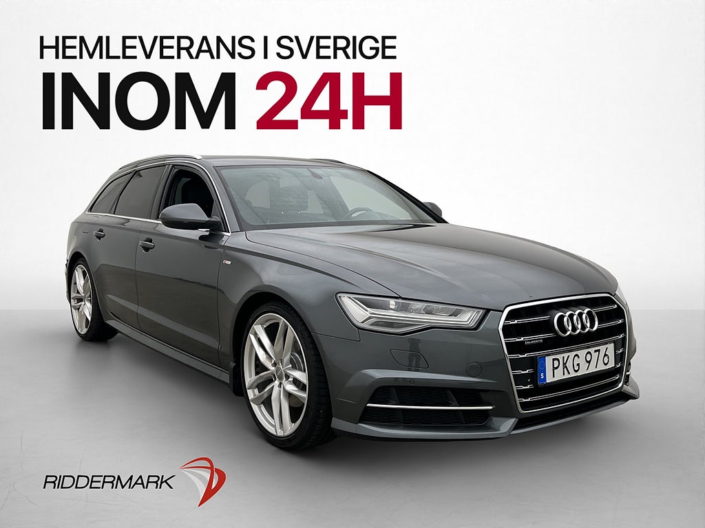 Audi A6 2.0 TDI Quattro 190hk S-Line Drag Keyless Bluetooth