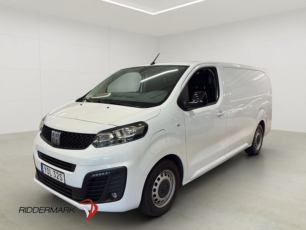 Fiat E-Scudo L3 136hk 3-Sits CarPlay Navi Farthållare MOMS