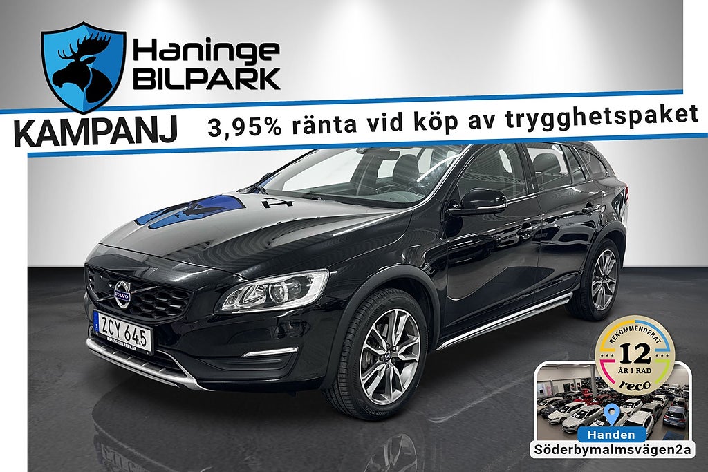 Volvo V60 Cross Country D4 Geartronic Classic Pro / Ny kamrem / SUPERDEAL 3,95%