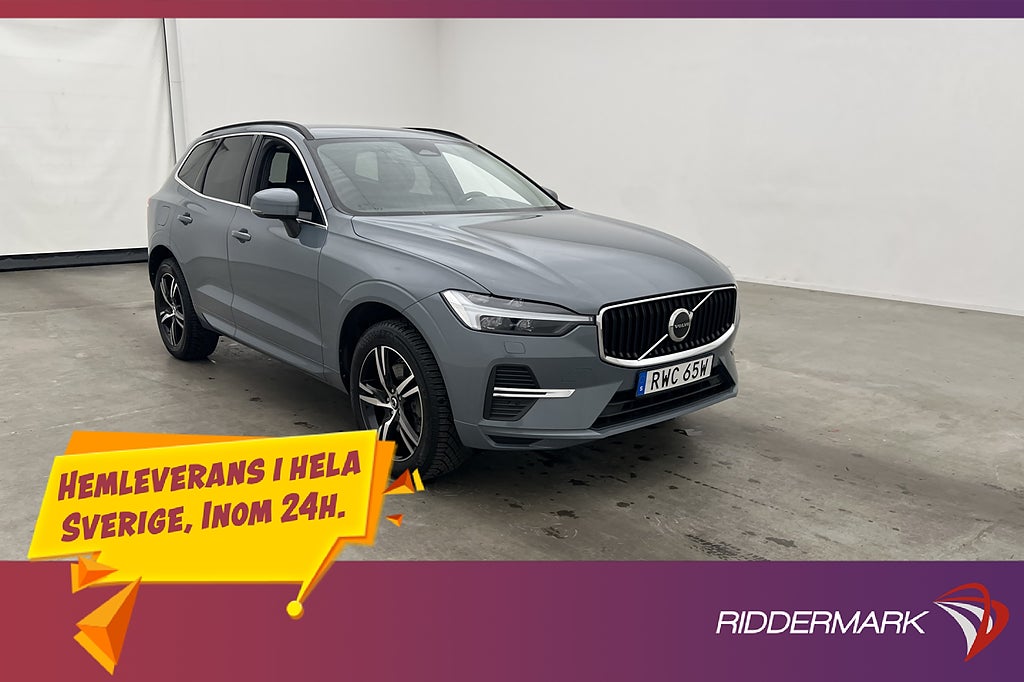 Volvo XC60 B4 AWD 197hk Värmare Skinn Backkamera Navi Google