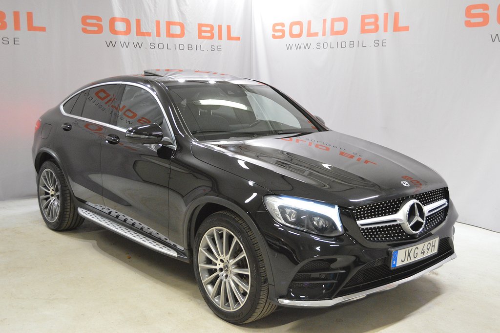 Mercedes-Benz GLC 220 d Coupé 4M AMG Värmare Burmester 360° 