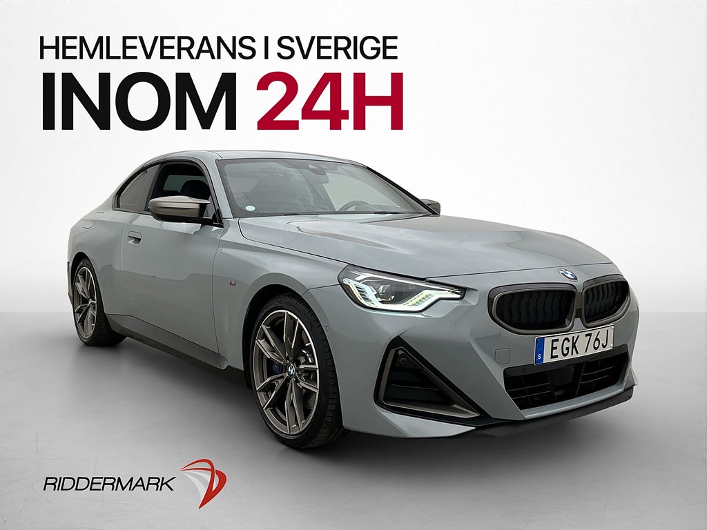 BMW M240I xDrive 374hk M Sport Cockpit HUD Kamera Skinn H/K