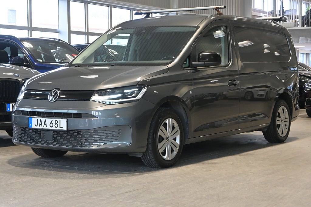 Volkswagen Caddy Maxi Cargo TDI 122 V-inredd Moms Värmare