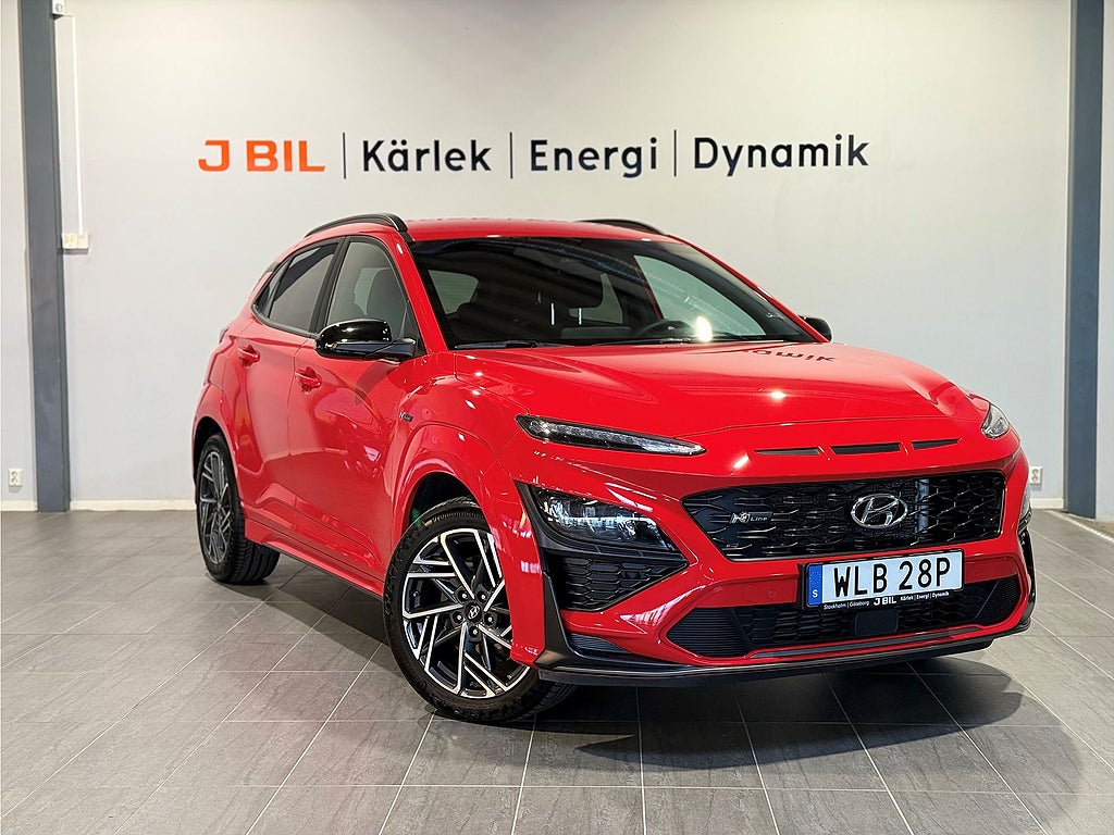 Hyundai Kona N-Line 1.6 T-GDI 198hk Aut - B-KAMERA, NAV