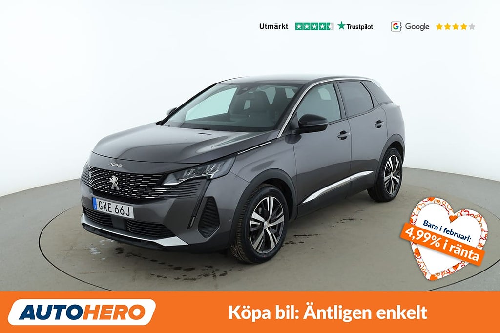 Peugeot 3008 1.2 PureTech Allure / Drag, CarPlay, BLIS