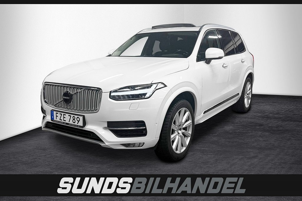 Volvo XC90 D5 AWD 225hk Inscription 7-sits Pano#Se utrustning 