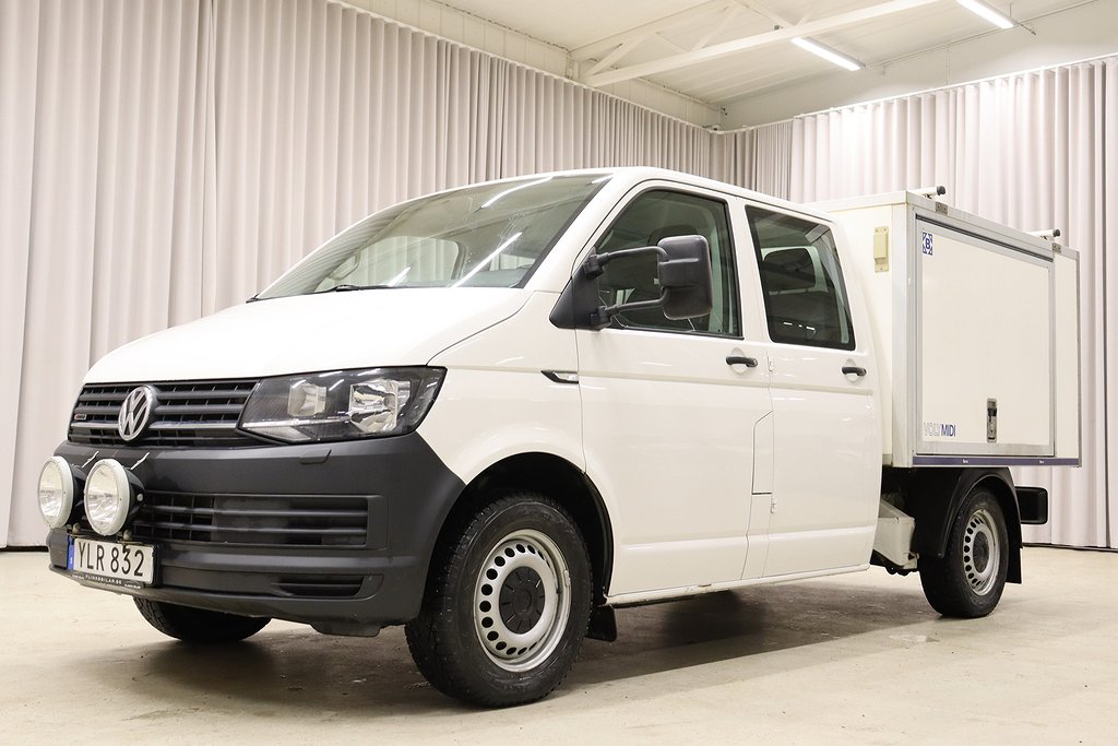 Volkswagen Transporter TDI 4M 150HK 5-Sits Kåpa 5500Mil Moms